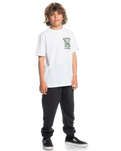 The Quiksilver Boys Boys Eternal Vacation T-Shirt in White