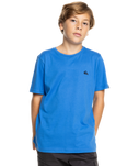 The Quiksilver Boys Boys Basic T-Shirt in Nebulas Blue