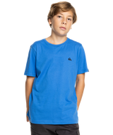 The Quiksilver Boys Boys Basic T-Shirt in Nebulas Blue