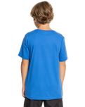 The Quiksilver Boys Boys Basic T-Shirt in Nebulas Blue