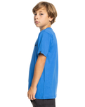 The Quiksilver Boys Boys Basic T-Shirt in Nebulas Blue