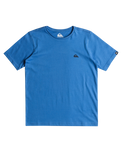 The Quiksilver Boys Boys Basic T-Shirt in Nebulas Blue