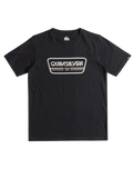 The Quiksilver Boys Boys Range Life T-Shirt in Black