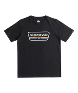 The Quiksilver Boys Boys Range Life T-Shirt in Black