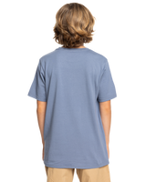 The Quiksilver Boys Boys Range Life T-Shirt in Flint Stone