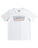 The Quiksilver Boys Boys Range Life T-Shirt in White