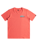 The Quiksilver Boys Boys Omni Wave T-Shirt in Spiced Coral