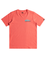 The Quiksilver Boys Boys Omni Wave T-Shirt in Spiced Coral