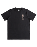 The Quiksilver Boys Boys Warped T-Shirt in Black