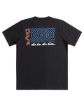 The Quiksilver Boys Boys Warped T-Shirt in Black