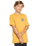 The Quiksilver Boys Boys Lots Of Rights T-Shirt in Fall Leaf