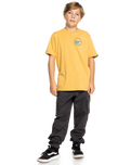 The Quiksilver Boys Boys Lots Of Rights T-Shirt in Fall Leaf