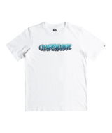 The Quiksilver Boys Boys Drop Shadows T-Shirt in White