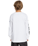 The Quiksilver Boys Boys Warped T-Shirt in White