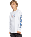 The Quiksilver Boys Boys Warped T-Shirt in White