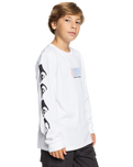 The Quiksilver Boys Boys Warped T-Shirt in White