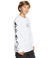 The Quiksilver Boys Boys Warped T-Shirt in White