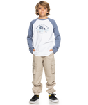 The Quiksilver Boys Boys Mountains Are Calling T-Shirt in White