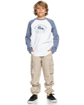 The Quiksilver Boys Boys Mountains Are Calling T-Shirt in White