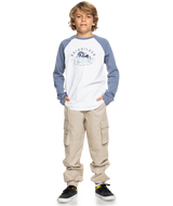 The Quiksilver Boys Boys Mountains Are Calling T-Shirt in White