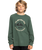 The Quiksilver Boys Boys Circle Logo Long Sleeve T-Shirt in Forest