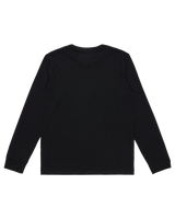 The Quiksilver Boys Boys Circle Logo Long Sleeve T-Shirt in Black