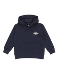 The Quiksilver Boys Boys Rain Maker Hoodie in Navy Blazer