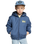 The Quiksilver Boys Boys Reversible All Seas Jacket in Vintage Indigo