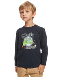 The Quiksilver Boys Boys Vintage Feel T-Shirt in Navy Blazer