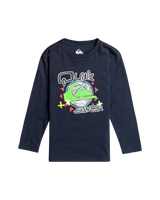 The Quiksilver Boys Boys Vintage Feel T-Shirt in Navy Blazer