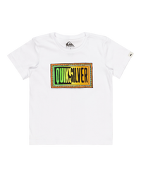 The Quiksilver Boys Boys Day Tripper T-Shirt in White