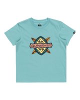 The Quiksilver Boys Boys Rain Maker T-Shirt in Marine Blue