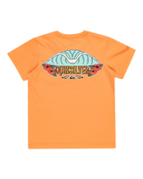 The Quiksilver Boys Boys Tropical Fade Boy T-Shirt in Tangerine