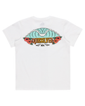 The Quiksilver Boys Boys Tropical Fade T-Shirt in White