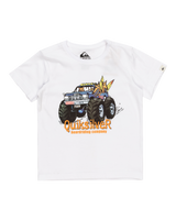 The Quiksilver Boys Boys All Terrain Tommy Boy T-Shirt in White