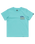 The Quiksilver Boys Boys World Force T-Shirt in Aqua Sky