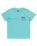 The Quiksilver Boys Boys World Force T-Shirt in Aqua Sky