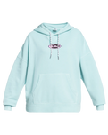 The Quiksilver Womens Collection Womens Oversized Hoodie in Pool