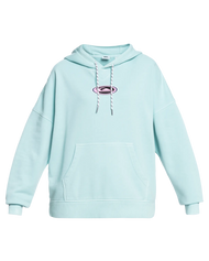 The Quiksilver Womens Collection Womens Oversized Hoodie in Pool