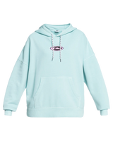 The Quiksilver Womens Collection Womens Oversized Hoodie in Pool