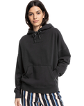 The Quiksilver Womens Collection Womens Oversized Hoodie in Black