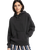 The Quiksilver Womens Collection Womens Oversized Hoodie in Black