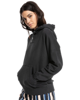 The Quiksilver Womens Collection Womens Oversized Hoodie in Black