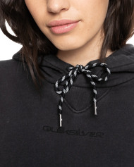 The Quiksilver Womens Collection Womens Oversized Hoodie in Black