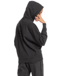 The Quiksilver Womens Collection Womens Oversized Hoodie in Black