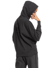 The Quiksilver Womens Collection Womens Oversized Hoodie in Black