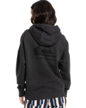 The Quiksilver Womens Collection Womens Oversized Hoodie in Black