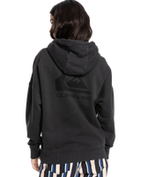 The Quiksilver Womens Collection Womens Oversized Hoodie in Black