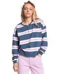 The Quiksilver Womens Collection Womens Sunset Spot Sweatshirt in Orchid Flower