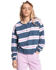 The Quiksilver Womens Collection Womens Sunset Spot Sweatshirt in Orchid Flower